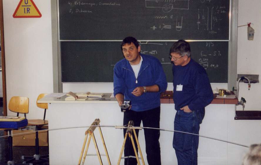 Oliver assisted by Willi with antenna measurements