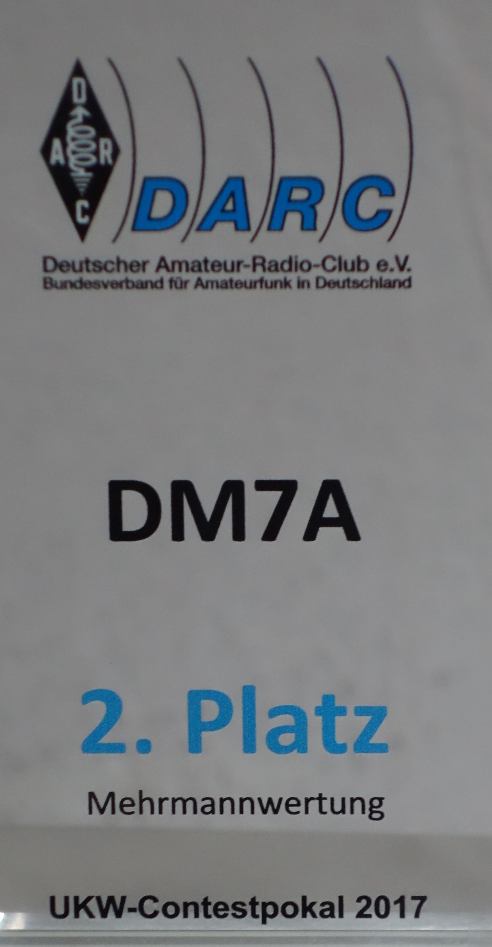 DM7A 2. Platz UKW